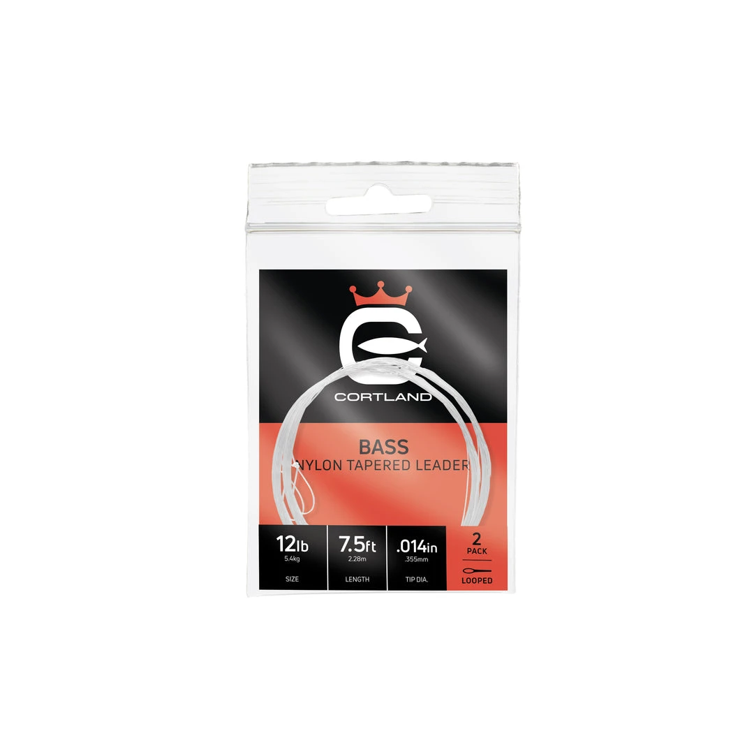 Cortland - Bass Nylon Tapered Leaders 1 Cortland - Bass Nylon Tapered Leaders