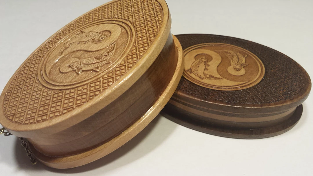 Zen Tenkara - Wood Spool Tenkara Line Holder 1 Zen Tenkara - Wood Spool Tenkara Line Holder