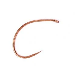 Varivas 2200BL - Curved Shank Bronze Barbless Hook