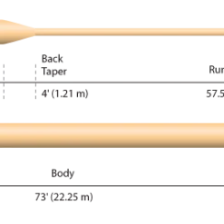 Cortland 444 - Peach Fly Line 5 Cortland 444 - Peach Fly Line