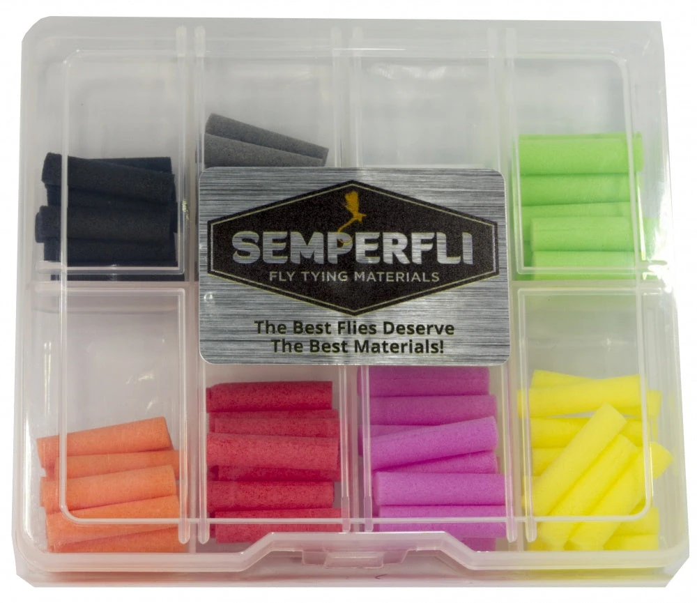 Semperfli Boody Float Tubes (Foam Cylinders) 12 Semperfli Boody Float Tubes (Foam Cylinders)