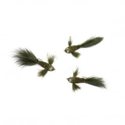 Dette Flies JC's Rabbit Tail Sculpin - Dark Olive Streamers