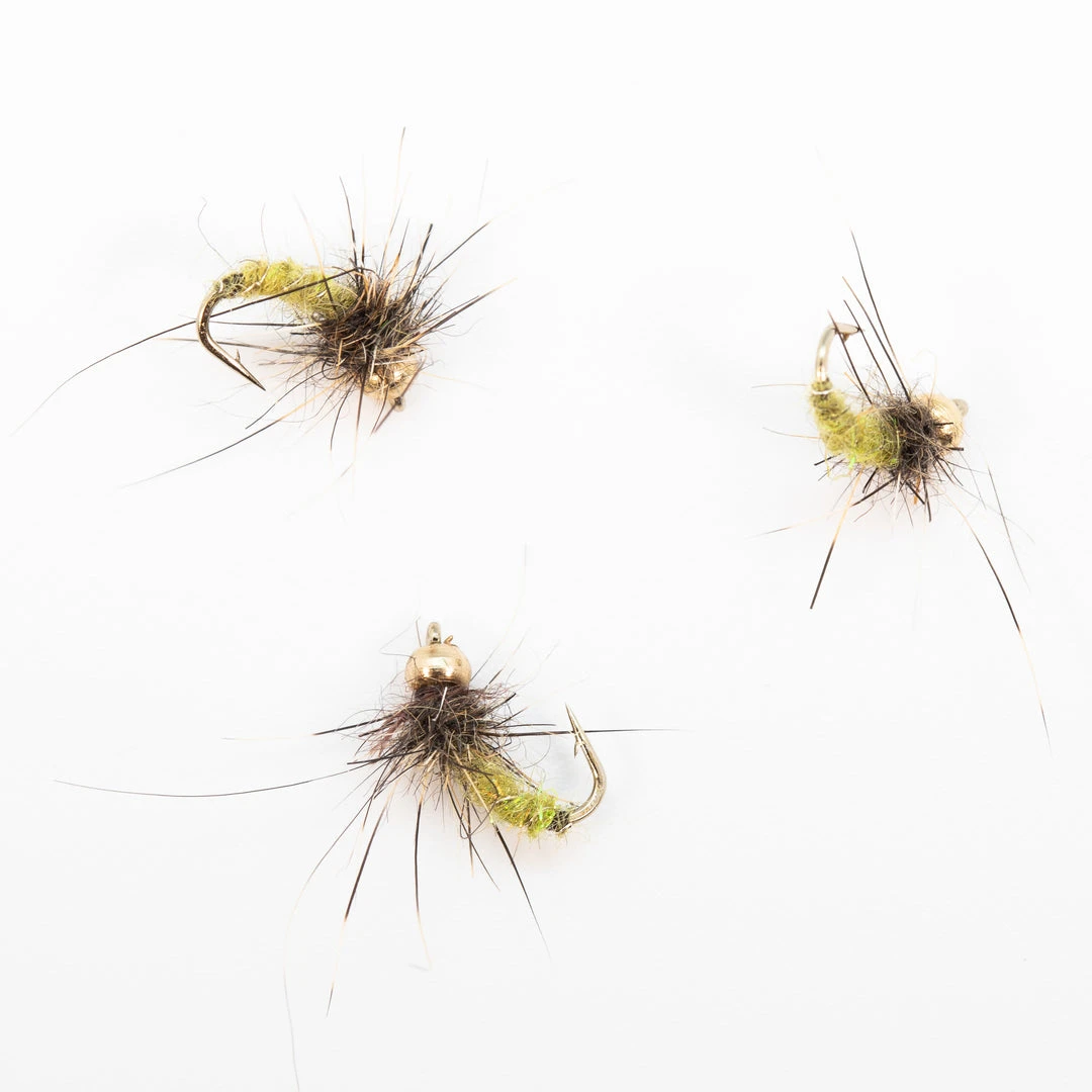 Dette Flies Nymphs MH's Caddis Pupa Yellow/Orange 1 Dette Flies Nymphs MH's Caddis Pupa Yellow/Orange