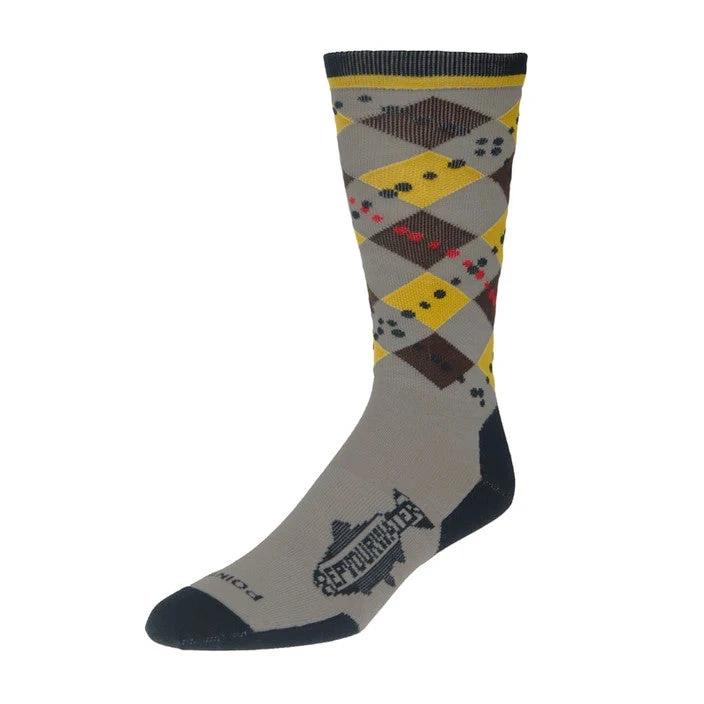Clothes Rep Your Water - Ultra Light Socks | Brown Trout Argyle 1 Clothes Rep Your Water - Ultra Light Socks | Brown Trout Argyle