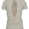 Rep Your Water Brown Trout Skin Spine Tee