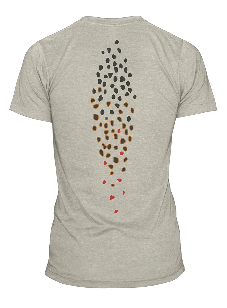 Rep Your Water Brown Trout Skin Spine Tee 1 Rep Your Water Brown Trout Skin Spine Tee