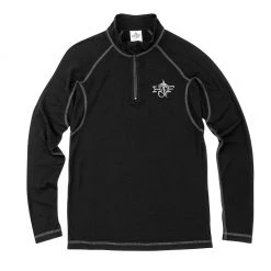 25% Off - Hook & Fly Bamboo / Merino Wool 1/4 Zip Base Layer Top