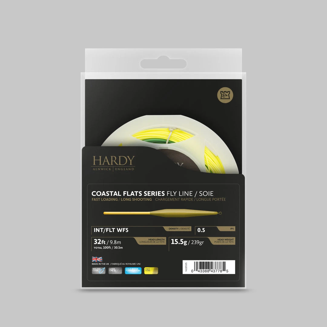 Intermediate Lines 50% Off - Hardy Coastal Flats Series Slow Intermedaite Fly Line