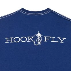 25% Off - Hook & Fly Bamboo Long Sleeve Shirt (Navy) Clothes