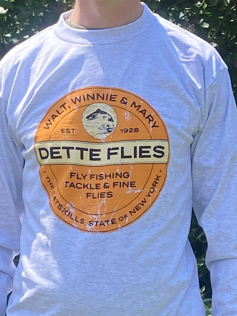 Dette Flies - Long Sleeve 1928 NYS Badge Tee Shirt Clothes 1 Dette Flies - Long Sleeve 1928 NYS Badge Tee Shirt Clothes