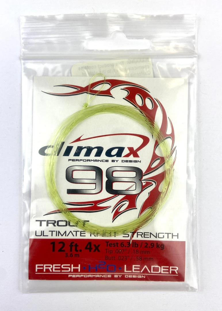 50% Off - Climax 98 Trout Leader Leaders 1 50% Off - Climax 98 Trout Leader Leaders