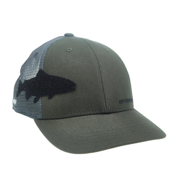 Hats Rep Your Water - Trout Fly Patch - Standard Fit 1 Hats Rep Your Water - Trout Fly Patch - Standard Fit