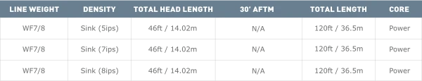 Airflo Sixth Sense Competitor Sinking Lines 6 Airflo Sixth Sense Competitor Sinking Lines