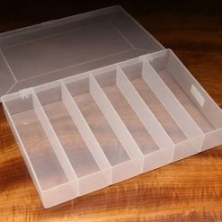 Hareline - 6 Equal Compartment Large Box Fly Boxes