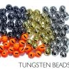 Beads, Cones, Eyes & Masks Slotted Tungsten Beads By Polish Quills