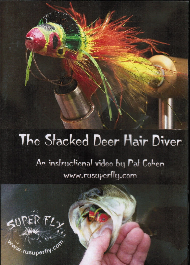 The Stacked Deer Hair Diver With Pat Cohen - DVD DVDs 1 The Stacked Deer Hair Diver With Pat Cohen - DVD DVDs