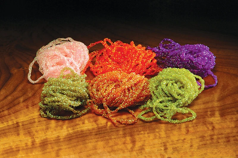 Hareline Dyed Pearl Diamond Braid 1 Hareline Dyed Pearl Diamond Braid