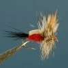 Dette Flies Traditional Dries Humpy - Red