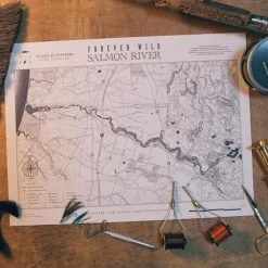 Scales & Feathers Forever Wild Fishing Map Salmon River