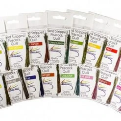 Polish Quills Stripped Peacock Eye Quills