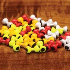 Hareline Painted Lead Eyes Beads, Cones, Eyes & Masks