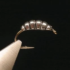 Hareline Ribbed Tungsten Scud Bodies Beads, Cones, Eyes & Masks