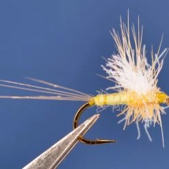 Dette Trout Flies Sulphur Spinner Poly/Hackle Wing