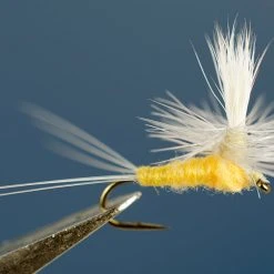 Dette Trout Flies Sulphur Parachute Calf Post Parachutes