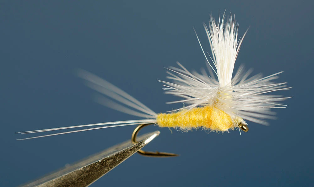 Dette Trout Flies Sulphur Parachute Calf Post Parachutes 1 Dette Trout Flies Sulphur Parachute Calf Post Parachutes