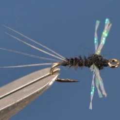 Dette Trout Flies Trico Male Spinner - Flash Wing