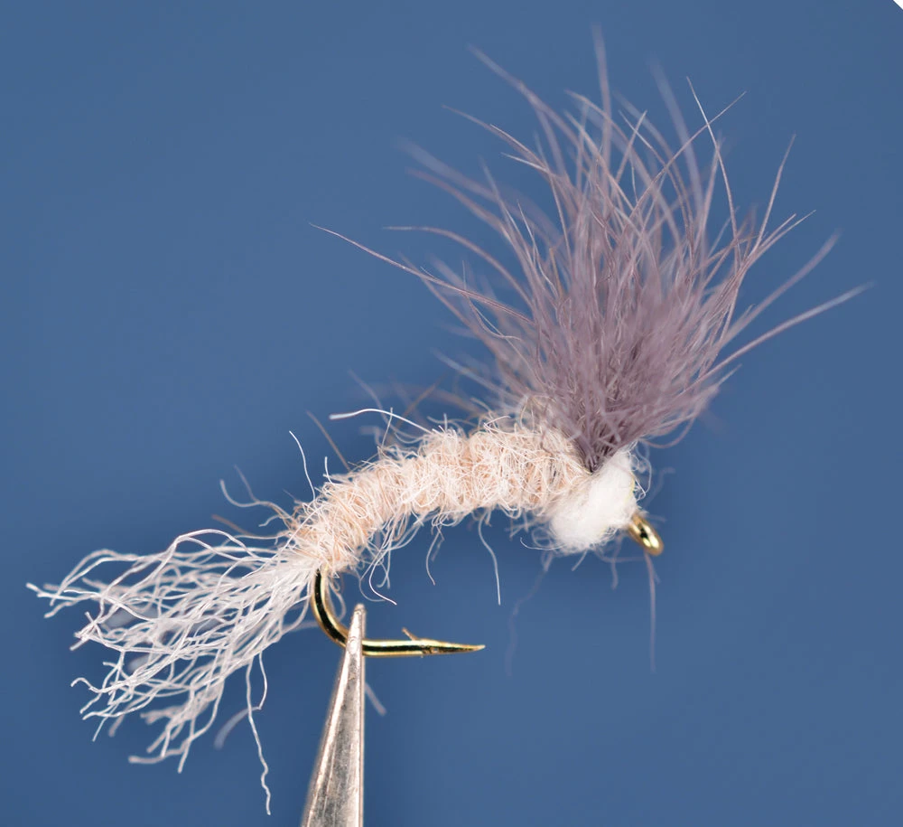 Dette Trout Flies Emergers & Cripples White Fly Snowshoe Emerger 1 Dette Trout Flies Emergers & Cripples White Fly Snowshoe Emerger