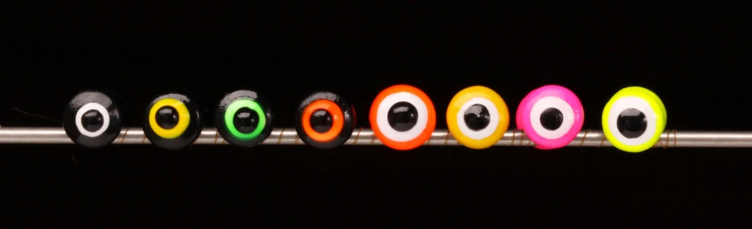 Hareline Double Pupil Lead Eyes Beads, Cones, Eyes & Masks 1 Hareline Double Pupil Lead Eyes Beads, Cones, Eyes & Masks