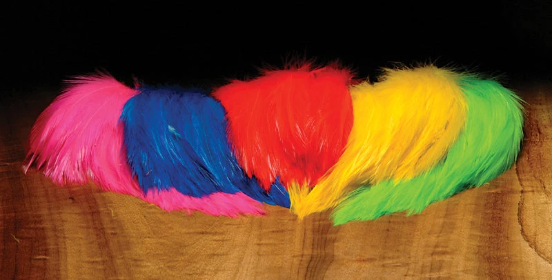 Schlappen & Strung Hackle Hareline Saltwater Neck Hackle 1 Schlappen & Strung Hackle Hareline Saltwater Neck Hackle